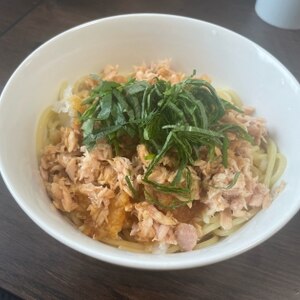 ツナと大根おろしの和風パスタ